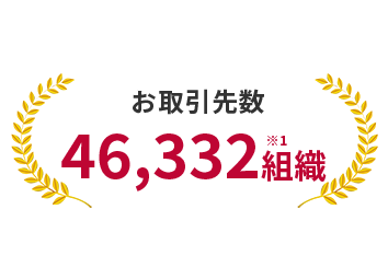 お取引先数41556人